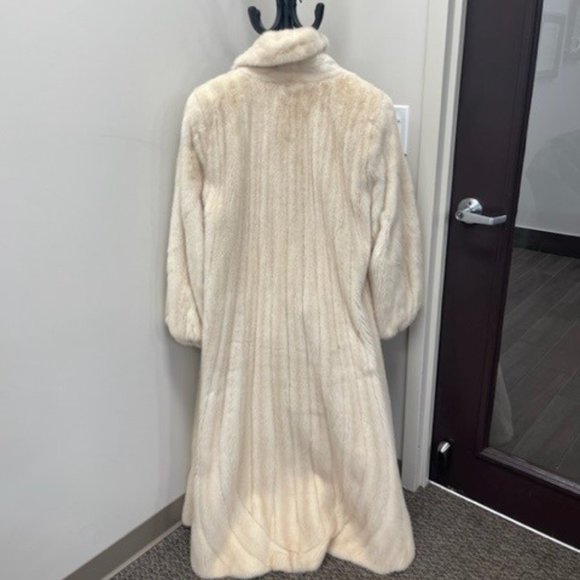 Diane Furs Other Full Length White Mink Fur Coat Poshmark